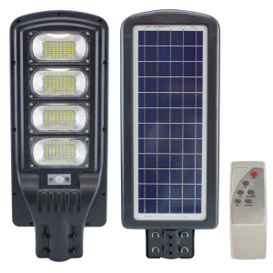 Lampione Stradale 095002 Ricarica Solare 200W Sensore di...