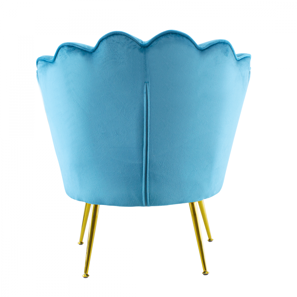 Poltrona Schienale a Conchiglia VENERE in...