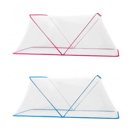 Zanzariera per Letto 103363 Pieghevole Esagonale Rete Nylon Taglia S 190x100cm