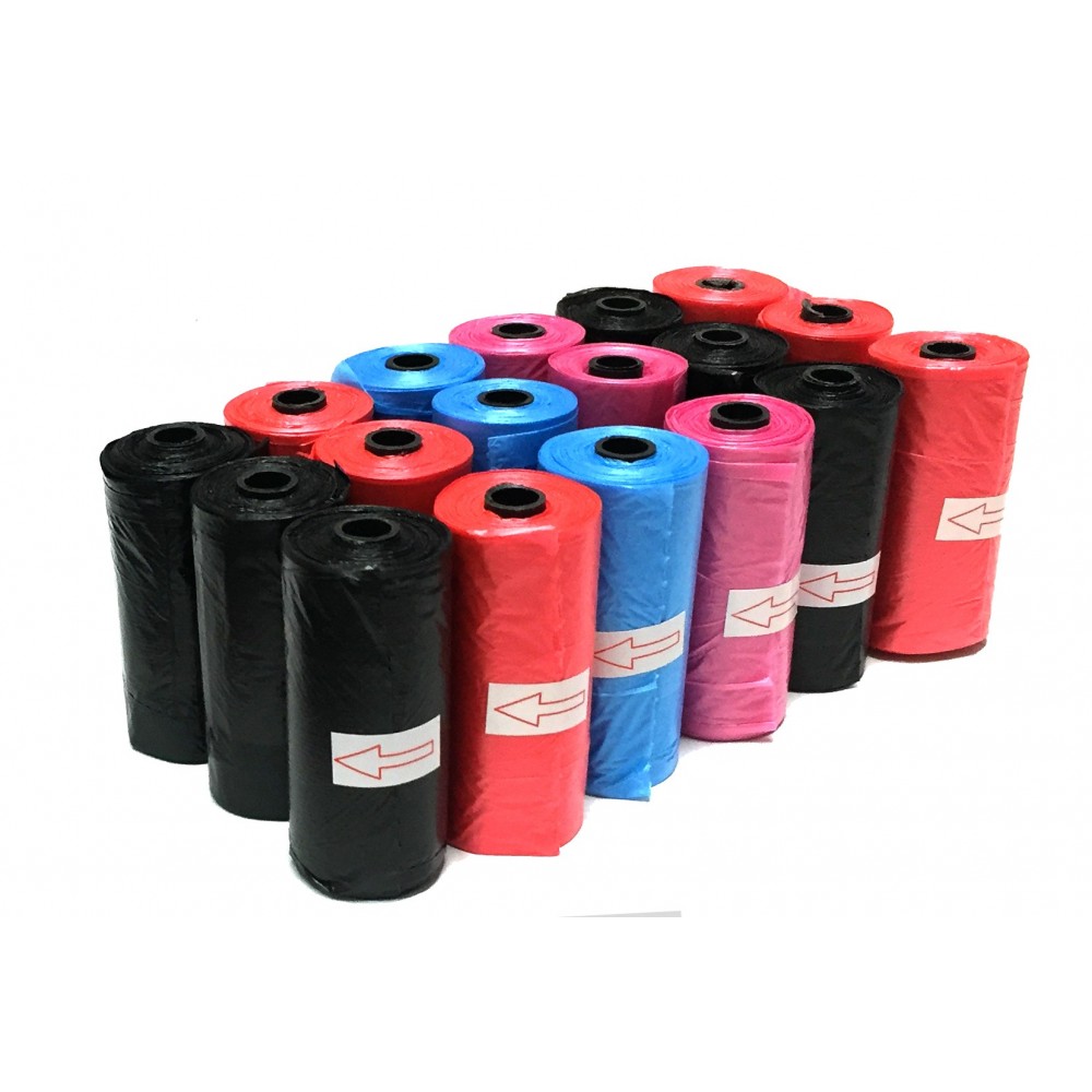 Sacchetti igenici per bisogni animali vari colori cani e gatti