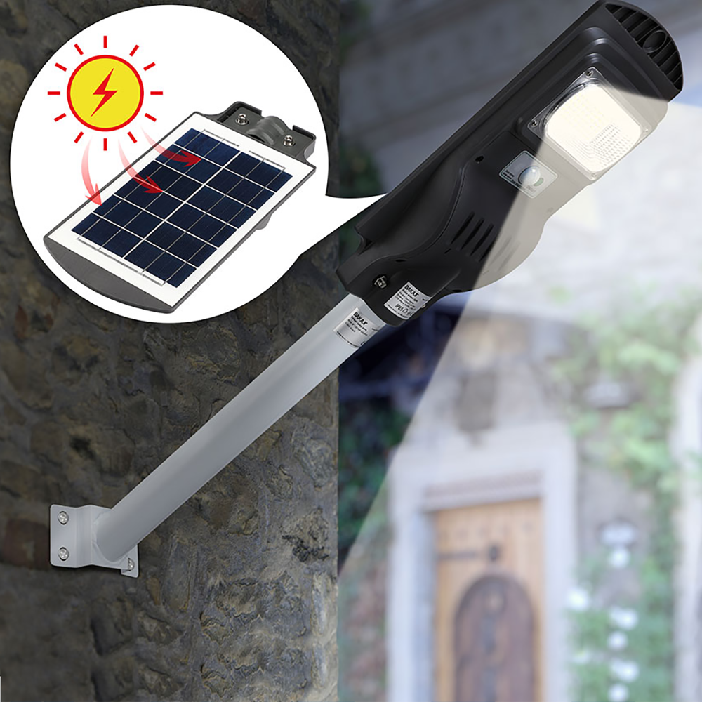Lampione a ricarica solare 803000 con sensore...