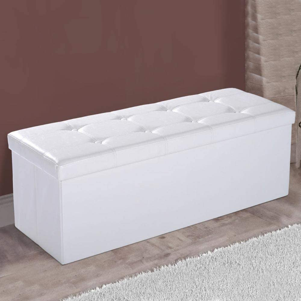 Pouf Contenitore Cassapanca Pieghevole Baule...