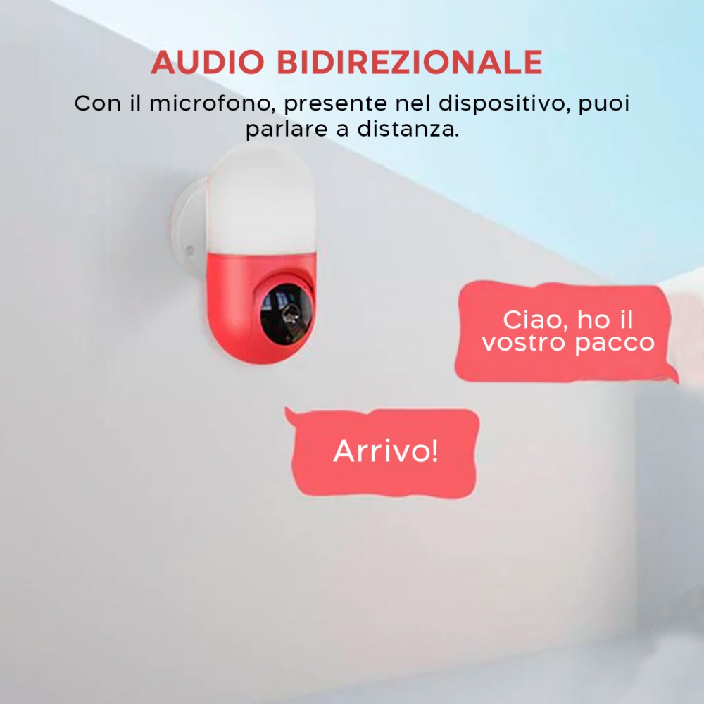 Telecamera di Sicurezza Wireless Full HD Q-S036...