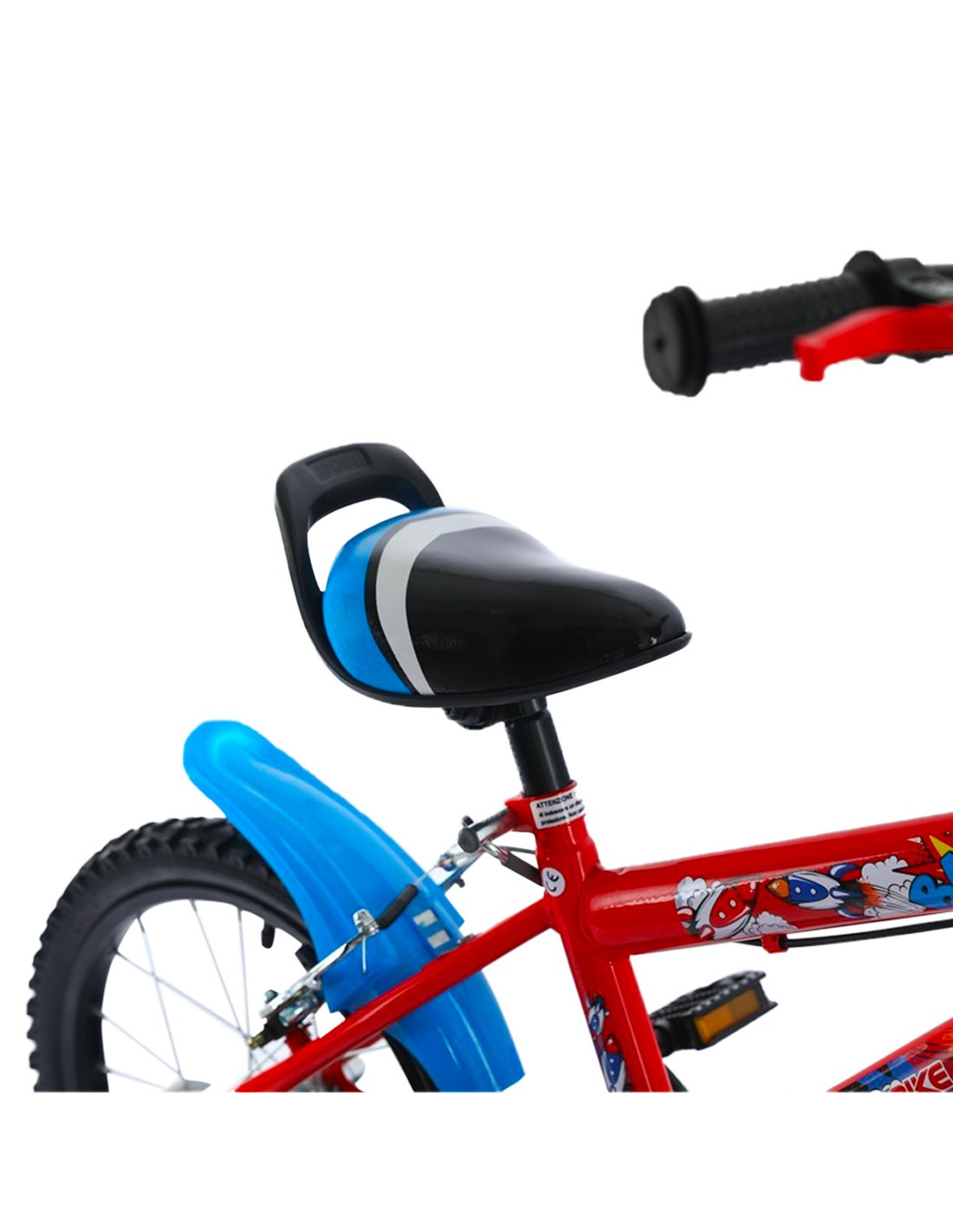 Bicicletta Magic Bambini Taglia 16 Linea BOOM Età 5-7 anni Rotelle di  Supporto