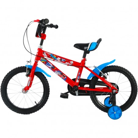 Bicicletta Magic Bambini Taglia 16" Linea BOOM Età 5-7 anni Rotelle di Supporto