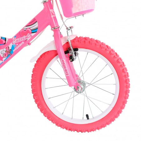 Bicicletta Magic Bambina Taglia 12" Linea UNICORN Età 3-5 anni Rotelle e Cestino