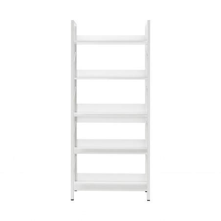 Libreria in Legno KTP750 Scaffale Design Moderno 5 Ripiani per Ufficio 73x176x35