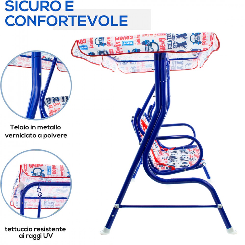 Dondolo da Giardino per Bambini COVERI Parasole...