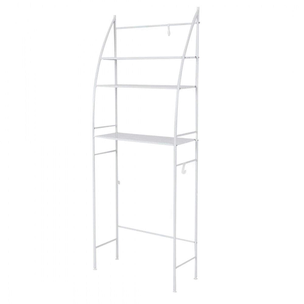 Scaffale Multifunzione Per Bagno 093230 Rack Mensole Salvaspazio 165x25x47cm