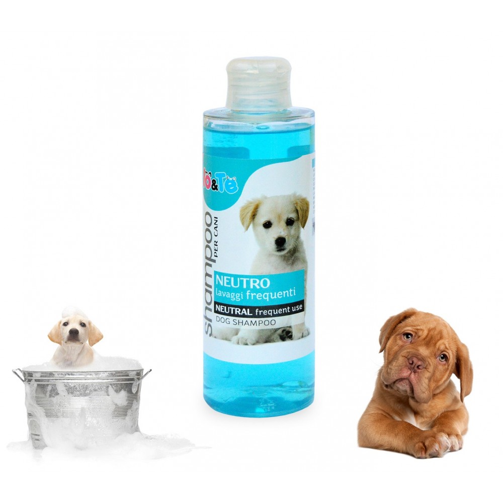 Shampoo per cani neutro aloe vera e pantenolo 200 ml IO&TE lavaggi frequenti