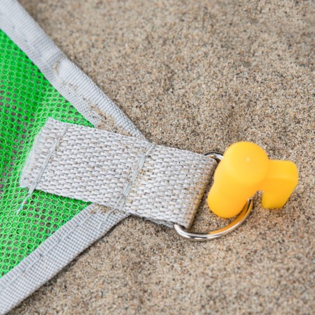 Telo Mare Antisabbia 589236 Coperta Spiaggia Antivento 150x200cm con Picchetti