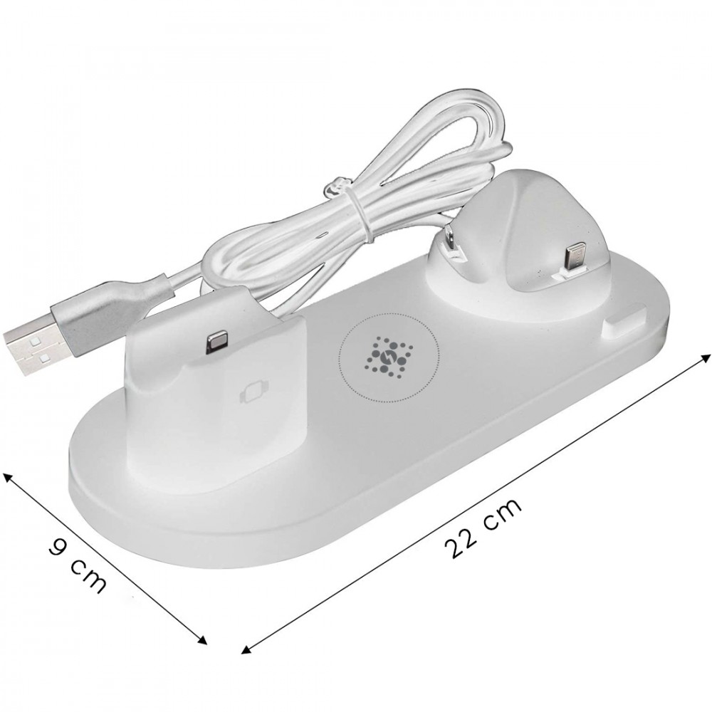 Caricatore Wireless Charger Stazione di...