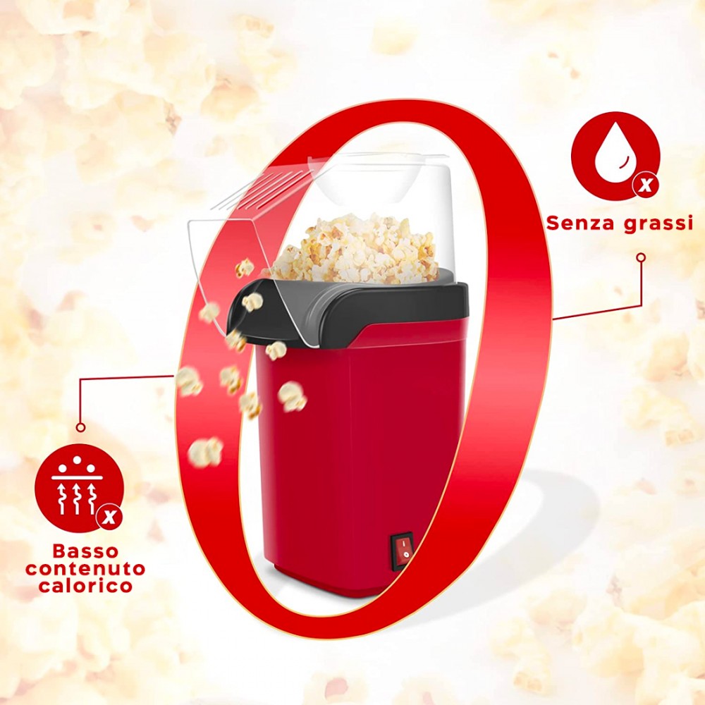 Mini Macchina per Popcorn Elettrica ad Aria...