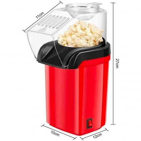 Mini Macchina per Popcorn Elettrica ad Aria 416371 Potenza 1200W con Misurino