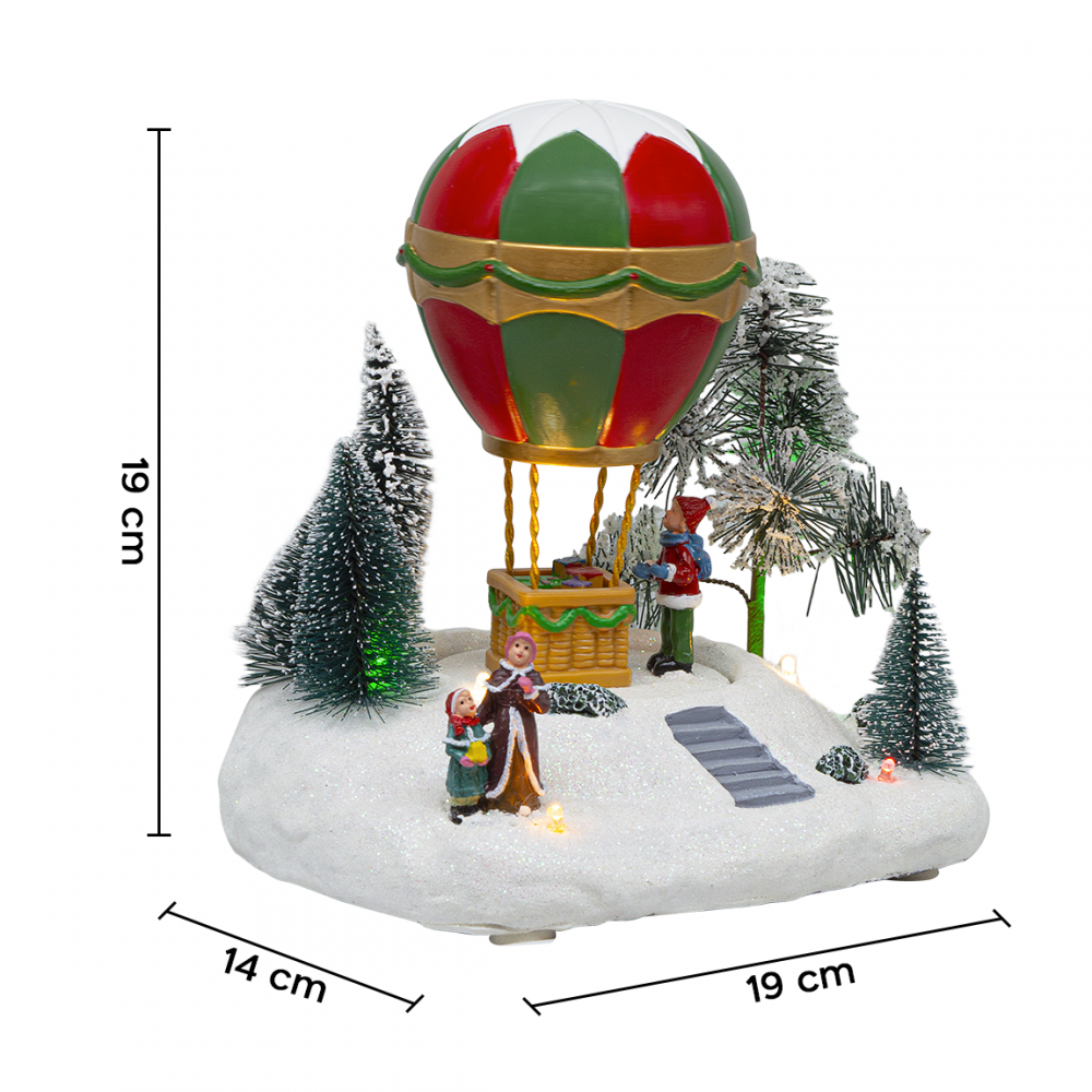 Giostrina Mongolfiera 19x14x19 cm 361067...