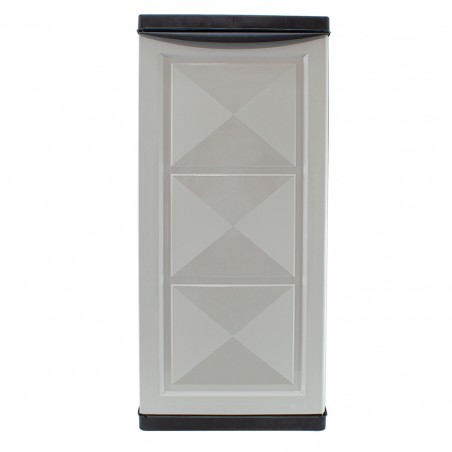 Armadio Portabombole 1 Anta PVC 800176 Mobile Modulare con Mensole per Esterno