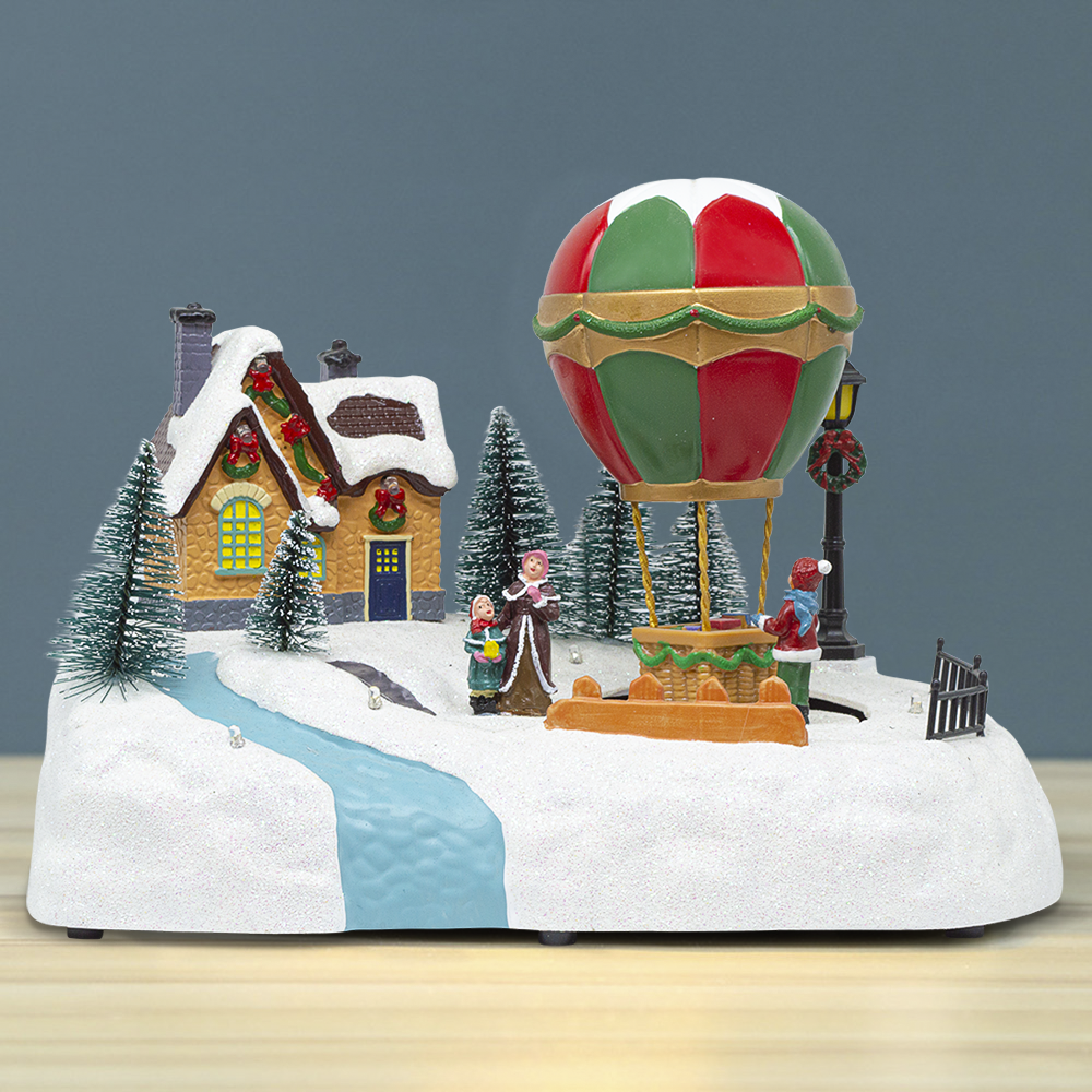 Villaggio Natalizio 28x18x18cm 361060 Addobbo...