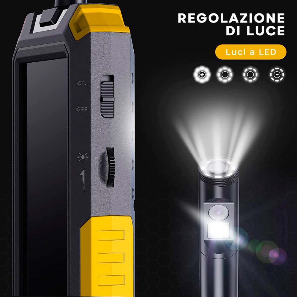 Endoscopio Industriale 317231 Sonda Fotocamera...