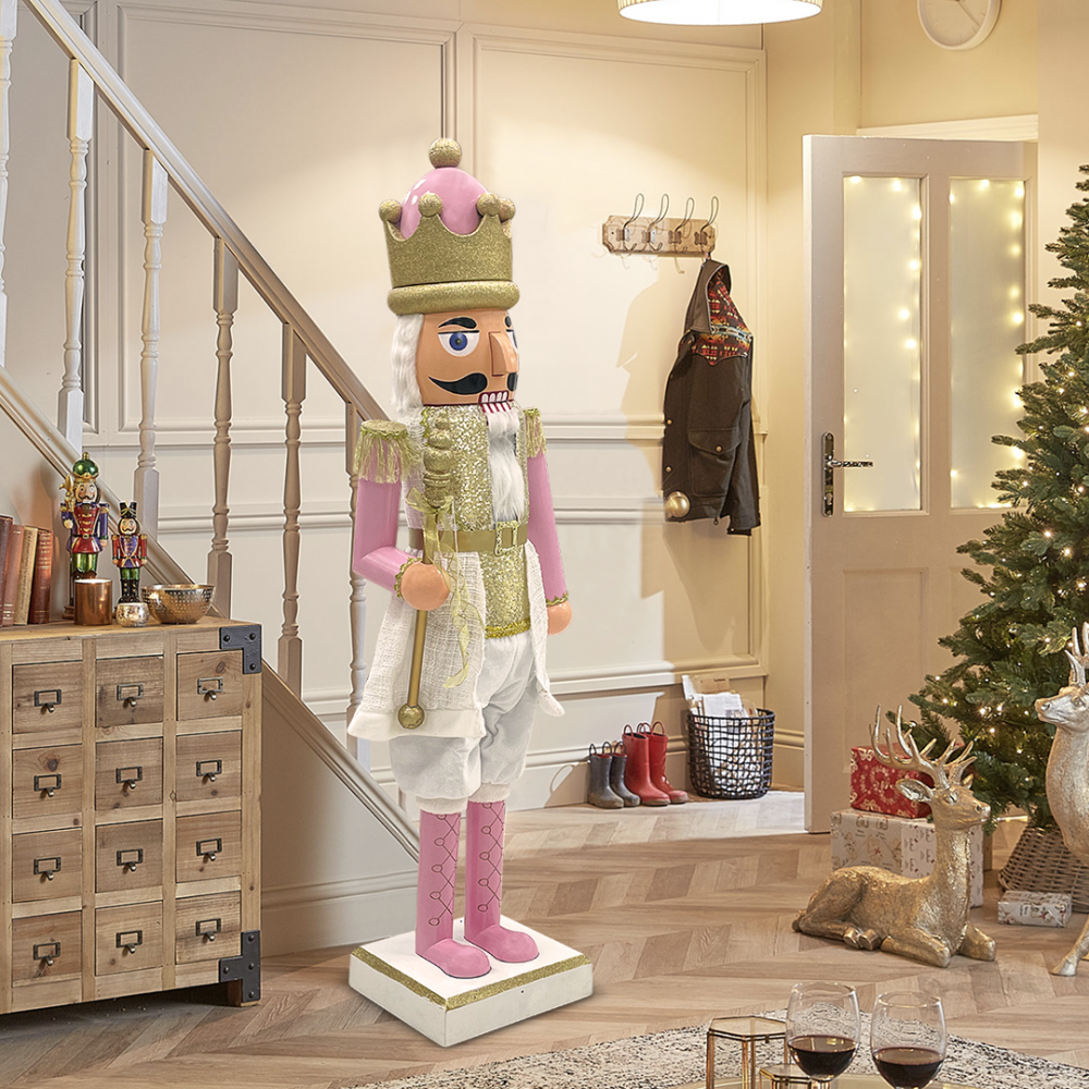 Soldato Schiaccianoci 392068 Soldatino Rosa...