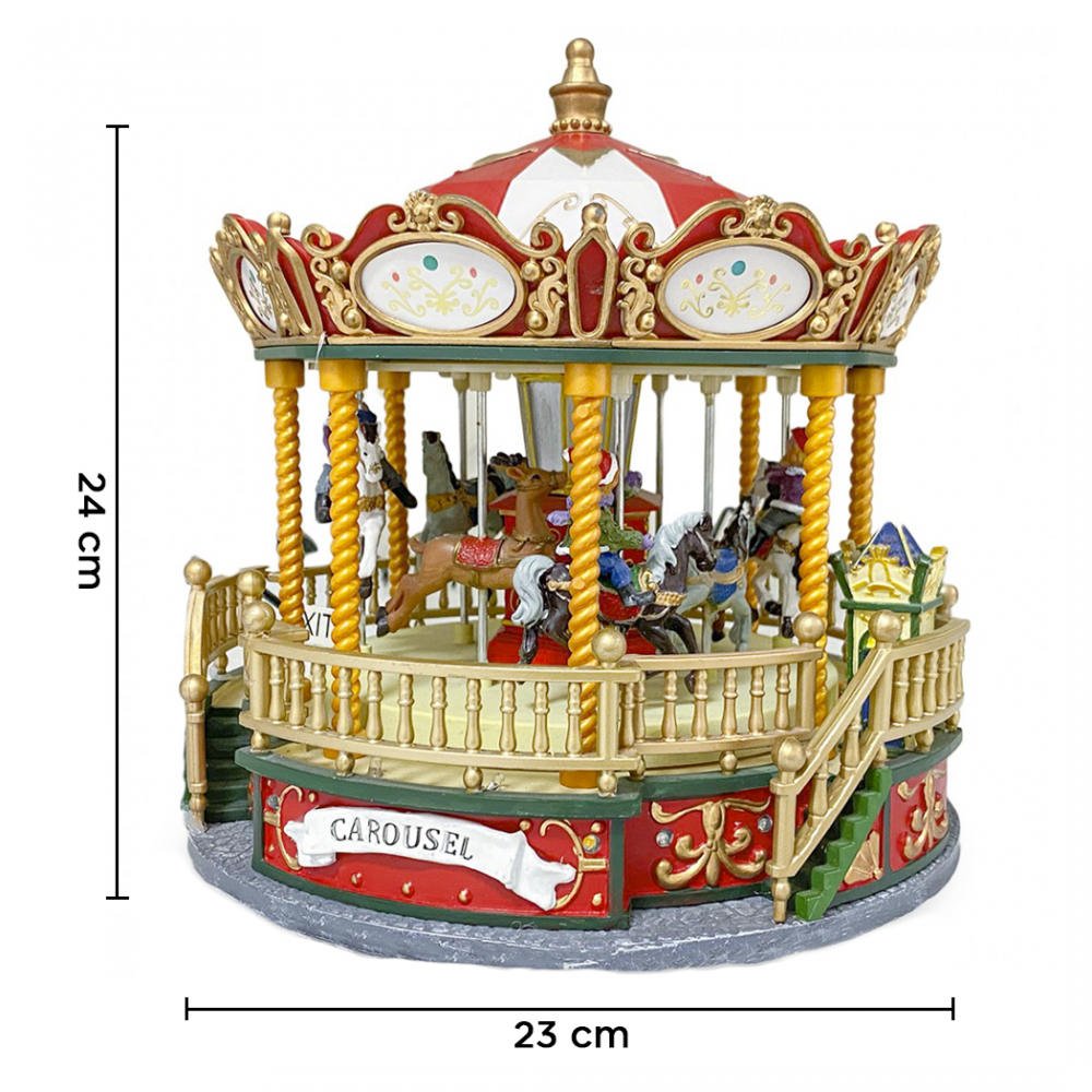 Carousel Giostra Natalizia 367002 Natale con...