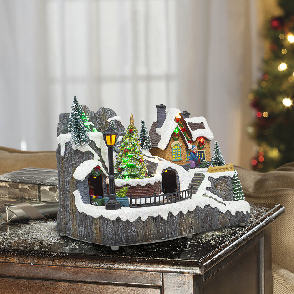 Villaggio Natalizio 23x15x18 cm 361073 Addobbo...