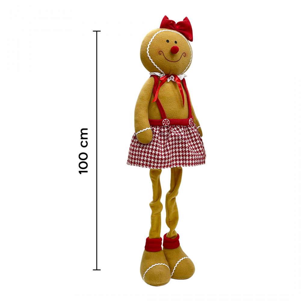 Pan di Zenzero Femmina Decorazione 100cm 301101...