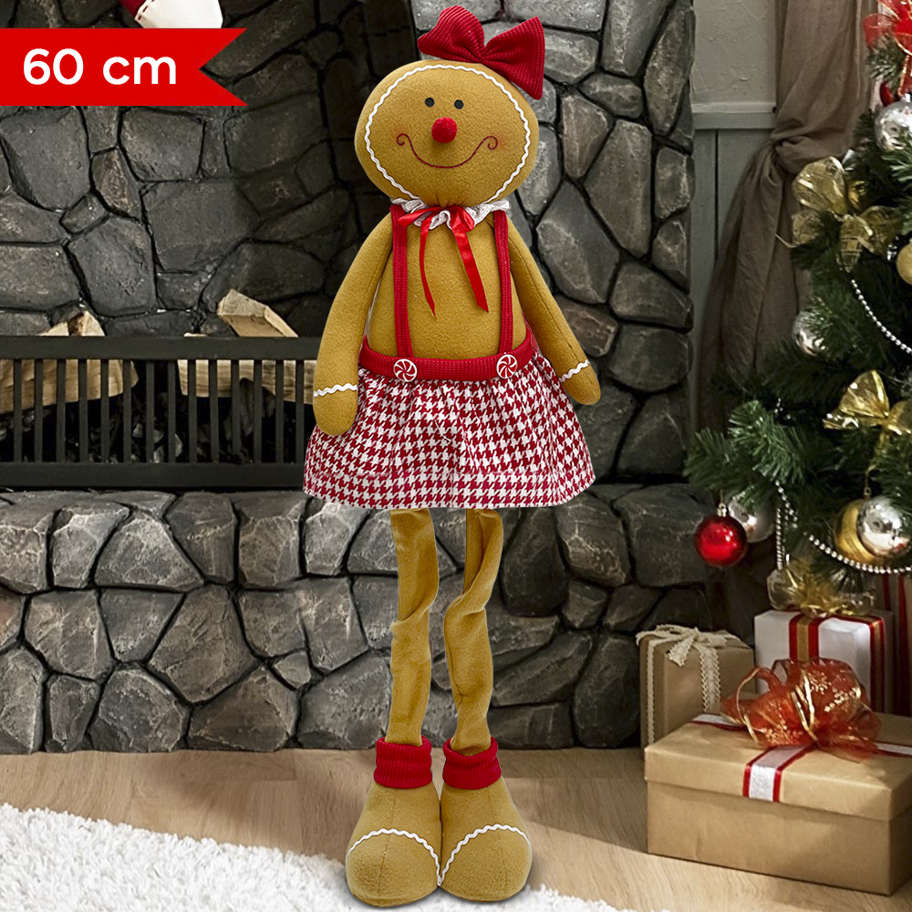 Pan di Zenzero Femmina Decorazione 60 cm 301103...