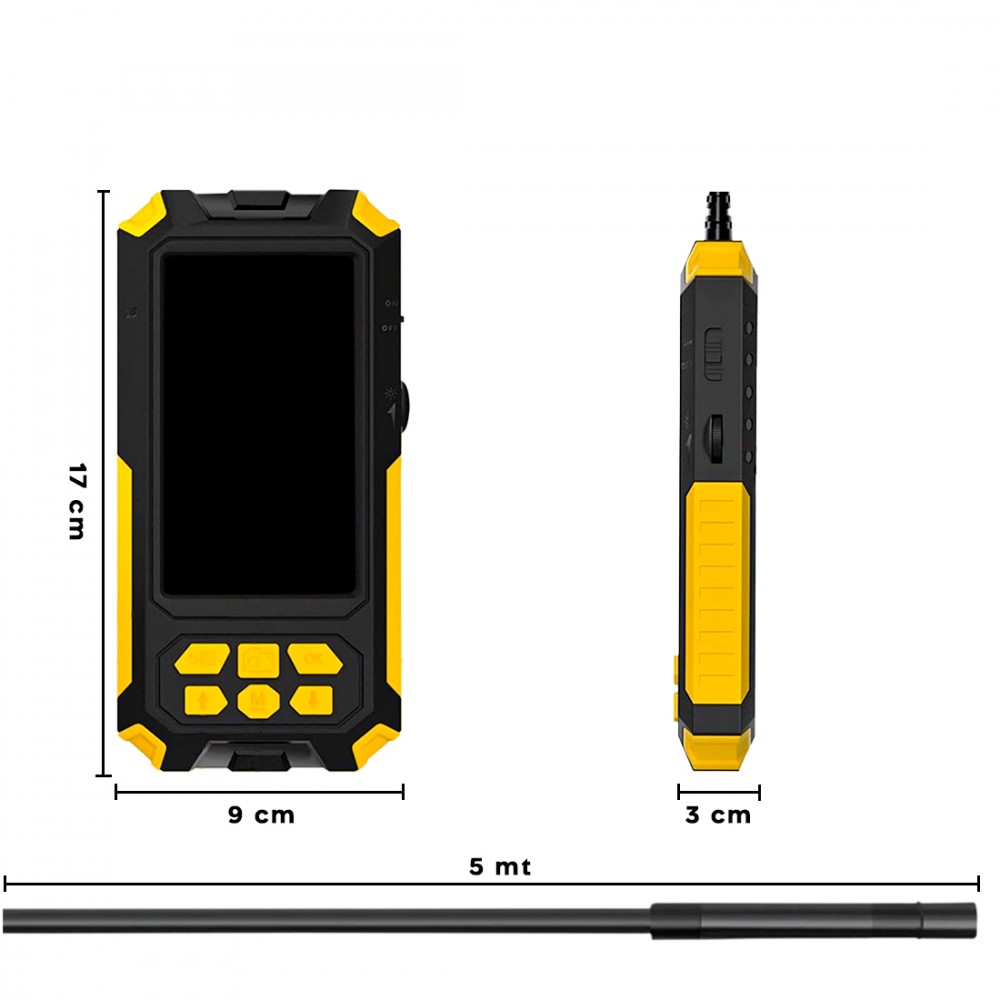 Endoscopio Industriale 317231 Sonda Fotocamera...