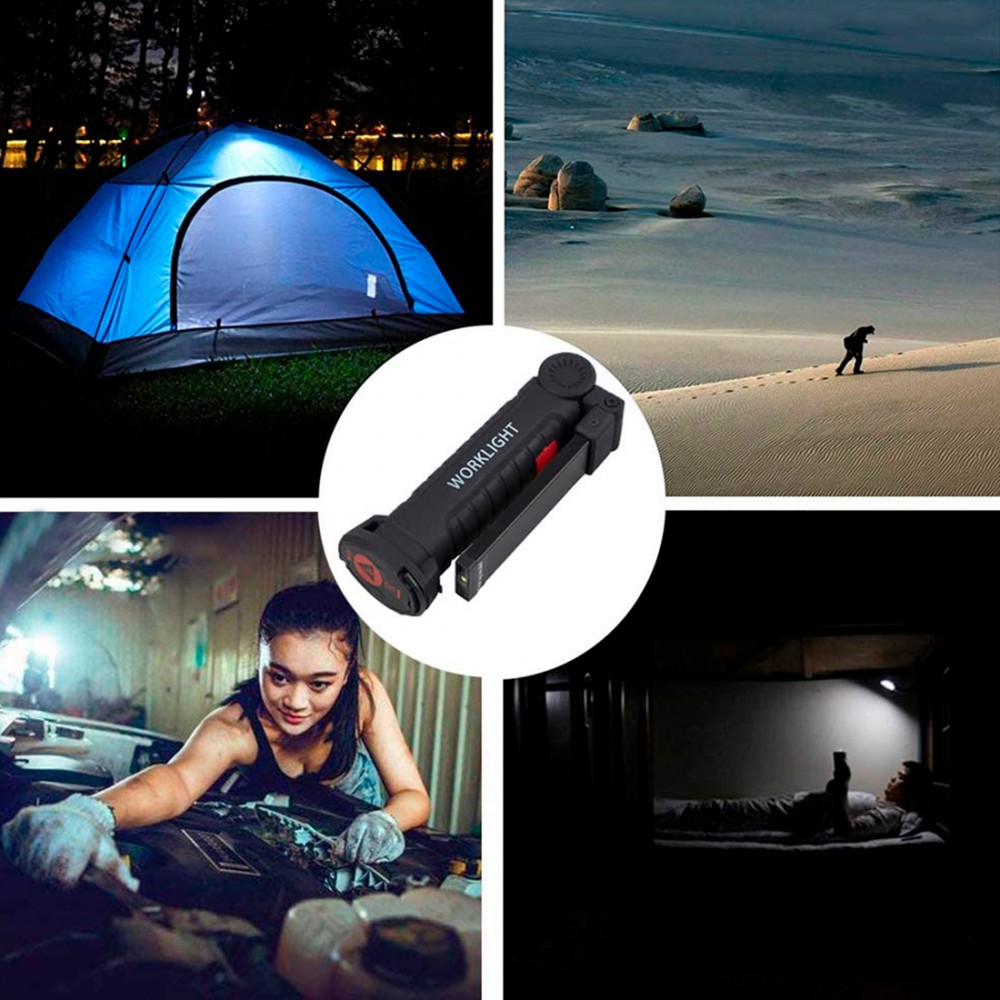 Mini Torcia Ricaricabile LED COB 400529...