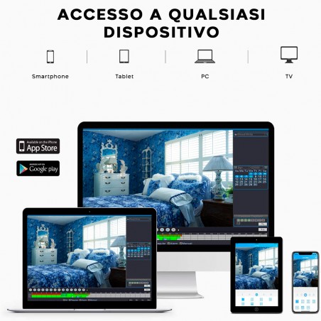 Telecamera di Sicurezza Q-S5 Intelligente 5.0 MP Audio Bidirezionale Wireless