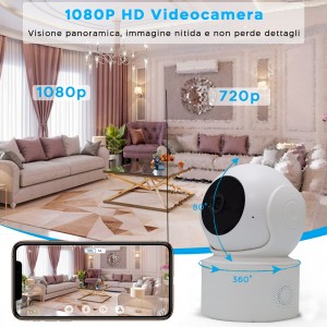 Telecamera di Sicurezza Q-S5 Intelligente 5.0 MP Audio... 2