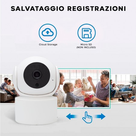 Telecamera di Sicurezza Q-S5 Intelligente 5.0 MP Audio Bidirezionale Wireless