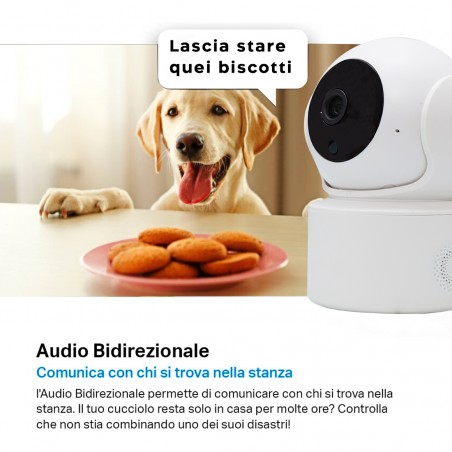 Telecamera di Sicurezza Q-S5 Intelligente 5.0 MP Audio Bidirezionale Wireless