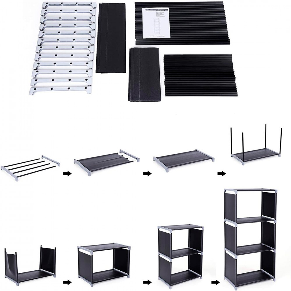 Libreria 5 Ripiani Scaffale Componibile...