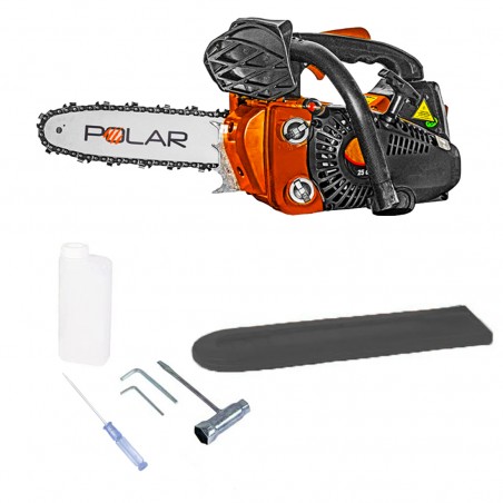 Motosega da Potatura POLAR Potatore Barra 25cm Motore a Scoppio Benzina 2T