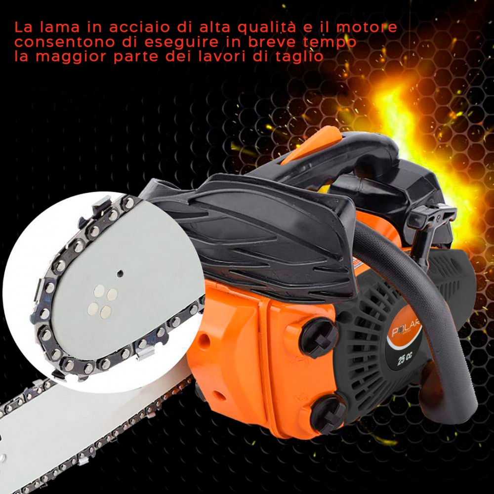 Motosega da Potatura POLAR Potatore Barra 25cm...