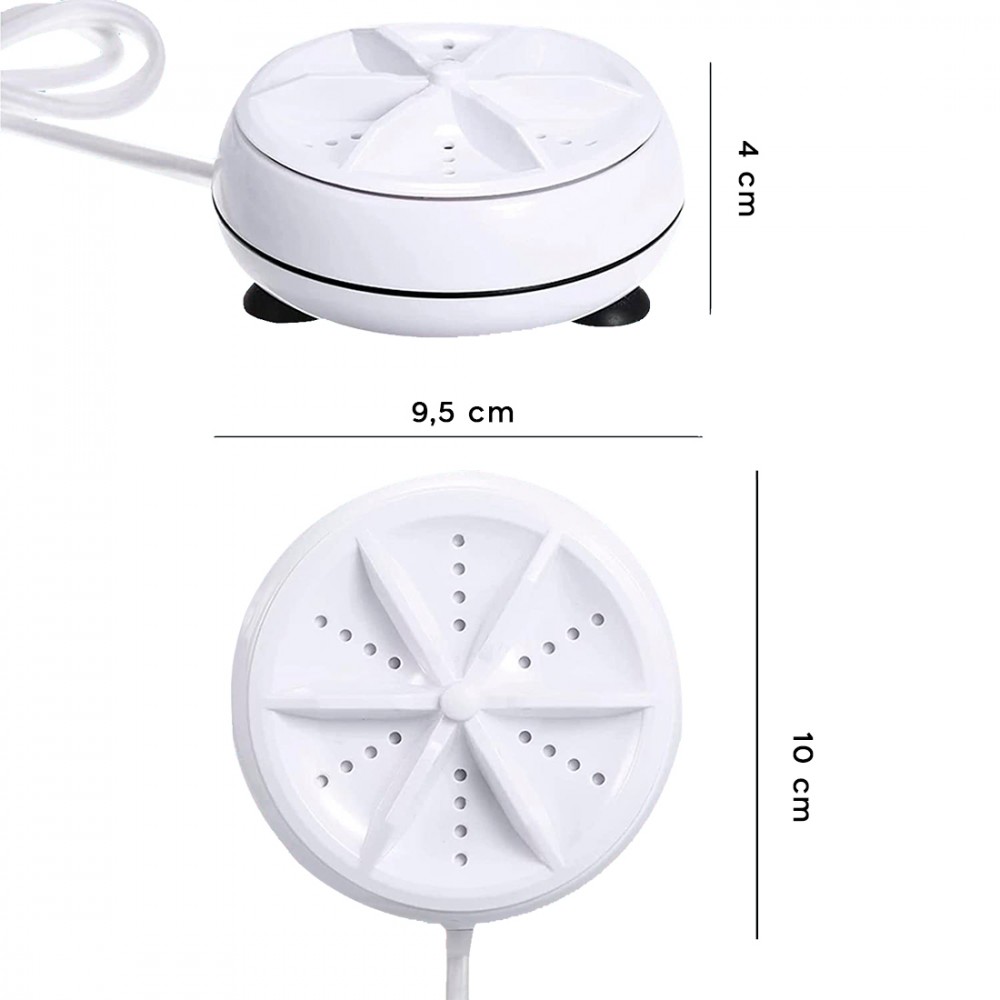 Mini Lavatrice Rondella Rotante Turbina...