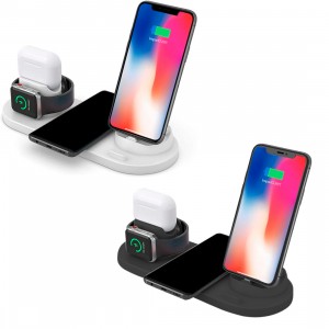 Caricatore Wireless Charger Stazione di Ricarica 6 in 1...