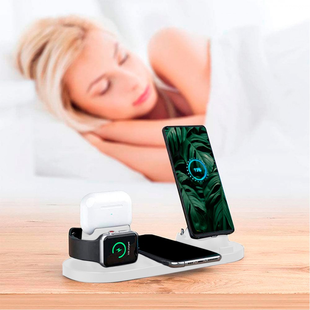 Caricatore Wireless Charger Stazione di...