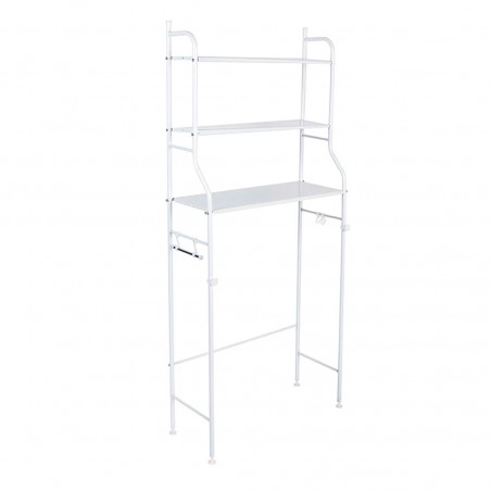 Scaffale per Lavatrice 001066 Rack Mensole Salvaspazio Organizer Bagno 145x60x26