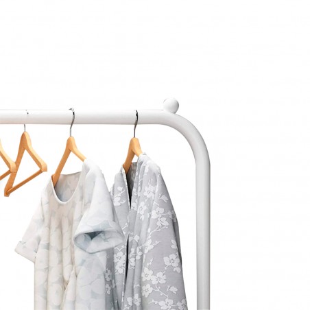 Stand Appendiabiti Doppia Barra 210962 Multifunzione con Mensola Portaoggetti