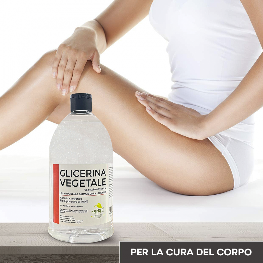 Glicerina vegetale pura 1000 mL glicerolo bio...