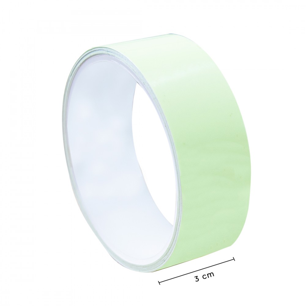 Nastro Luminoso Glow in The Dark Tape 3cm x 3mt...
