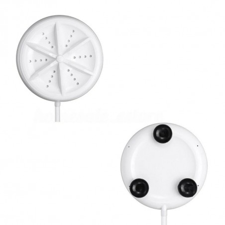 Mini Lavatrice Rondella Rotante Turbina Ultrasuoni 188322 Portatile da Viaggio