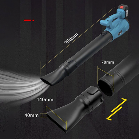 Soffiatore a Batteria ROYALWAVE QOF3011 Ricaricabile 26V Soffiafoglie Portatile