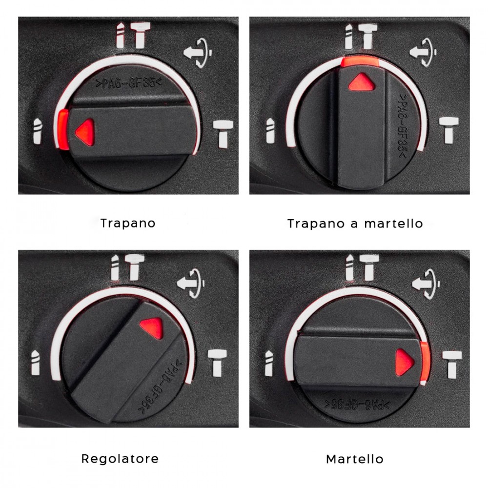 Trapano 2 Batterie ROYALWAVE Martello a...