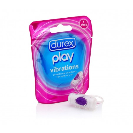 Durex Play Vibrations Anello vibrante per il piacere di entrambi facile da usare batterie incluse