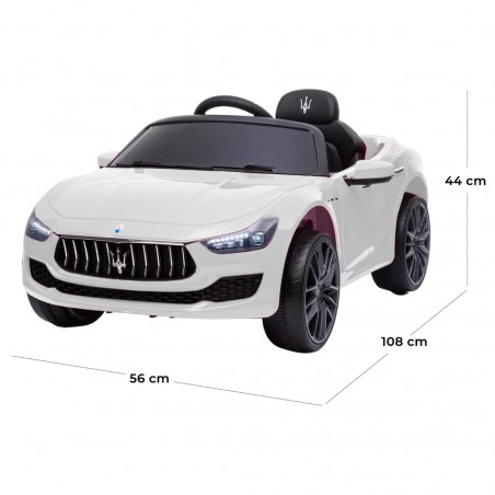 Auto Bambini Elettrica LT880 Maserati Ghibli con MP3 Luci LED Telecomando 12V