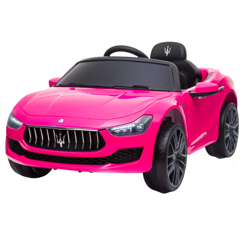 Auto bambini elettrica MASERATI GHIBLI LT880 con mp3 luci led 12V telecomando Rosa