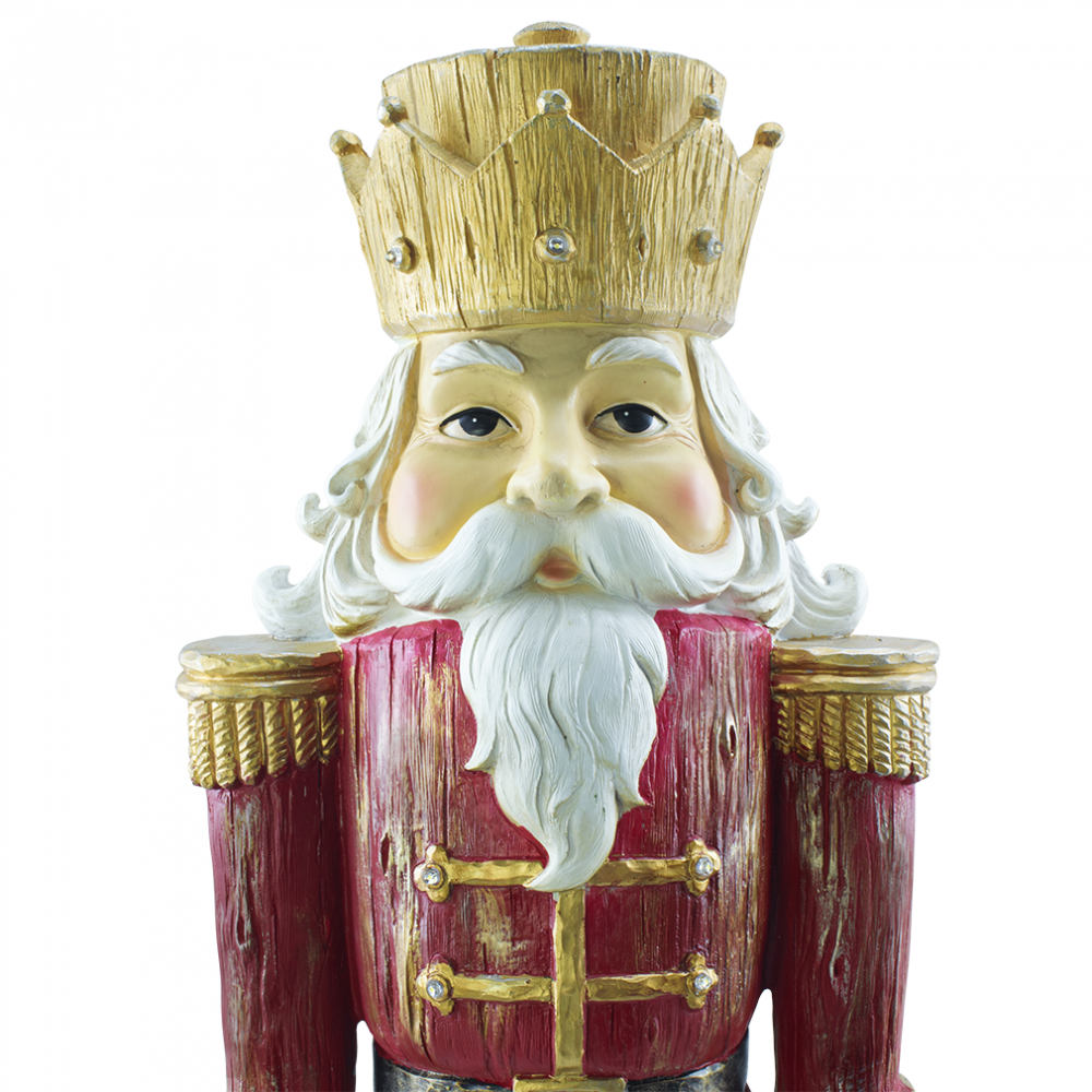 Soldato Schiaccianoci di Natale Rosso H92cm...